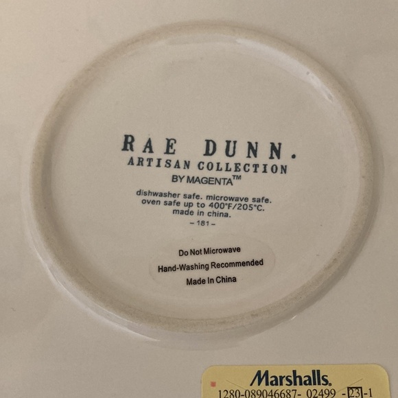 Rae Dunn Christmas Cheer Pie Dish - Picture 2 of 4